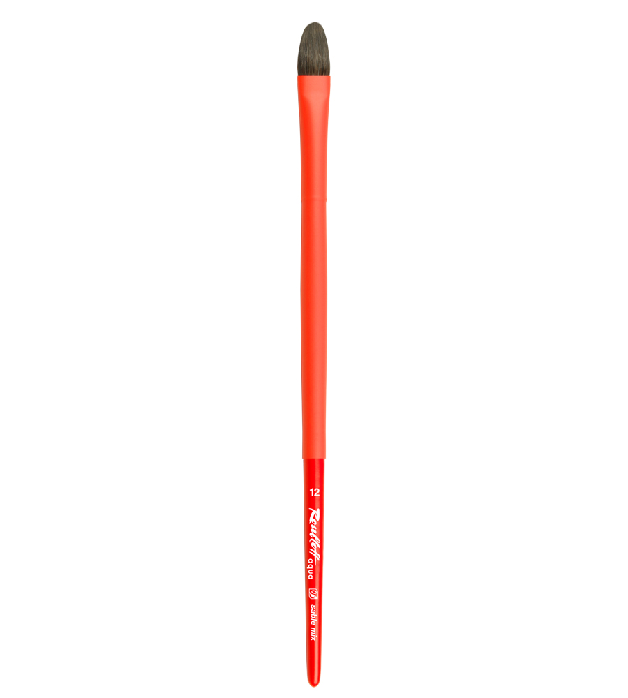 Roubloff Aqua red oval #12