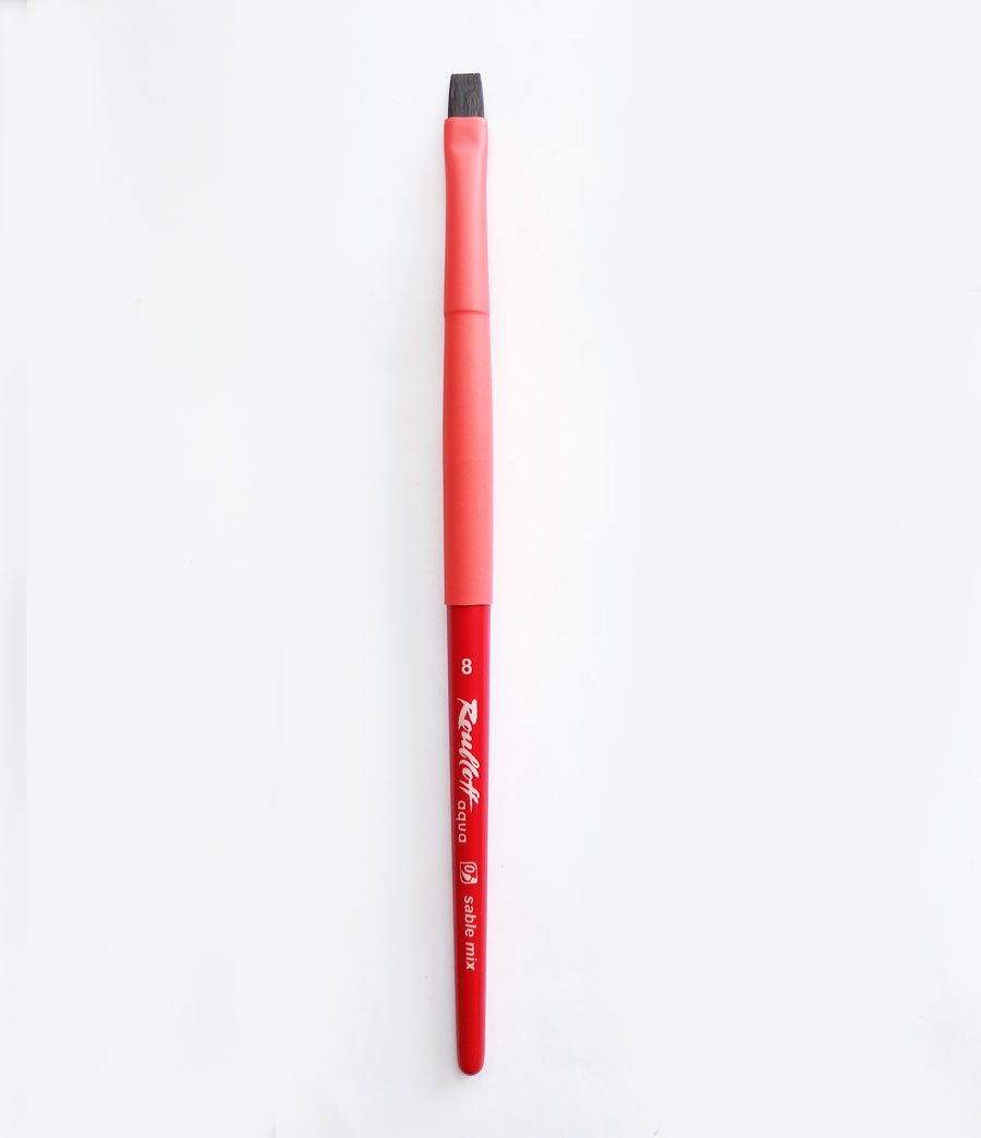 Roubloff Aqua red flat #8