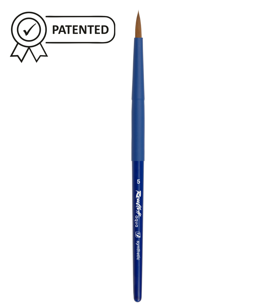 Roubloff Aqua blue round #5