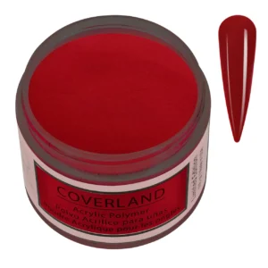 Coverland Acrylic Powder 1.5 oz “Candy Cane” Red – Limited Edition