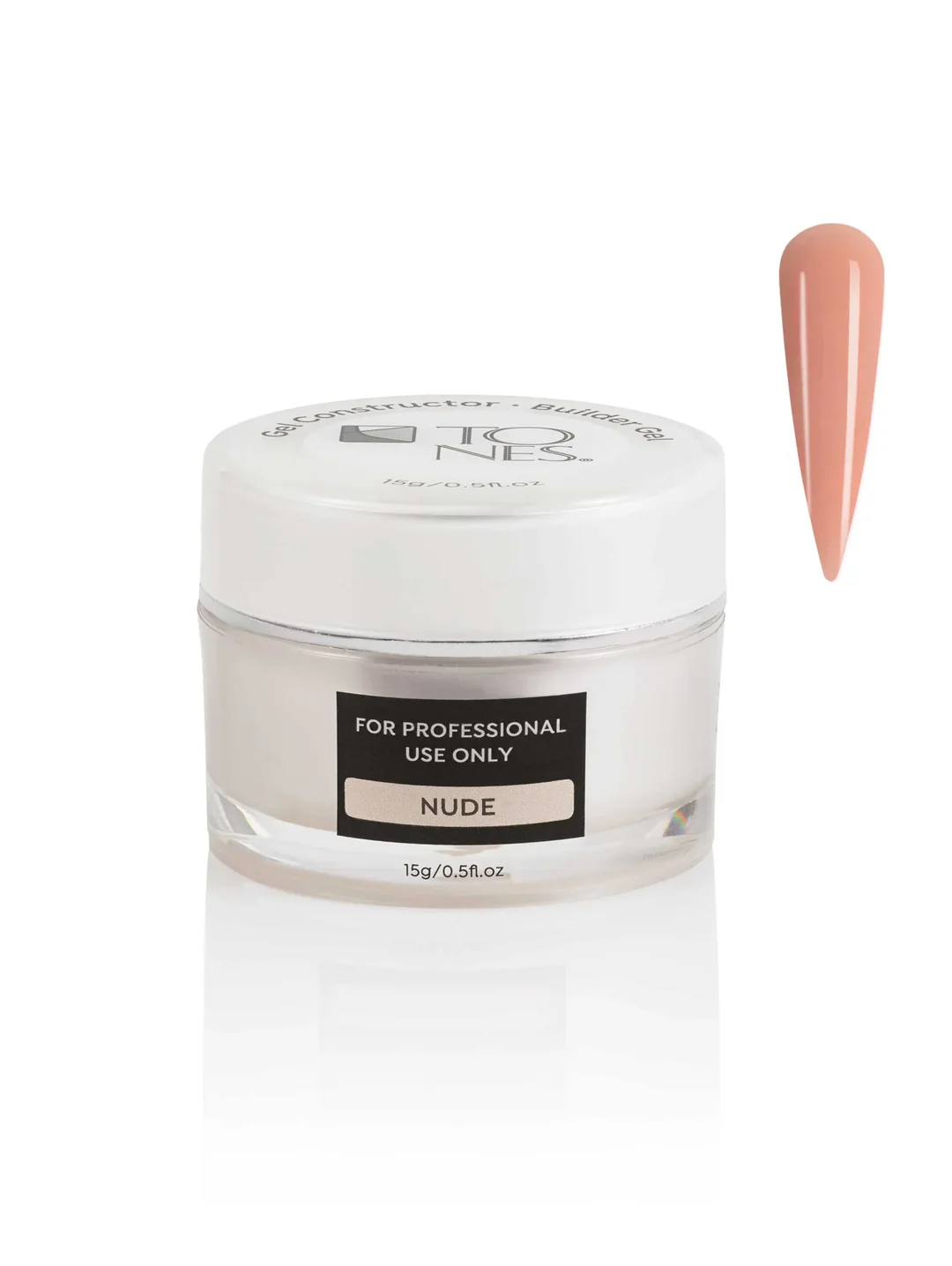 Builder Gel: Nude – 0.5 fl oz / 15 mL