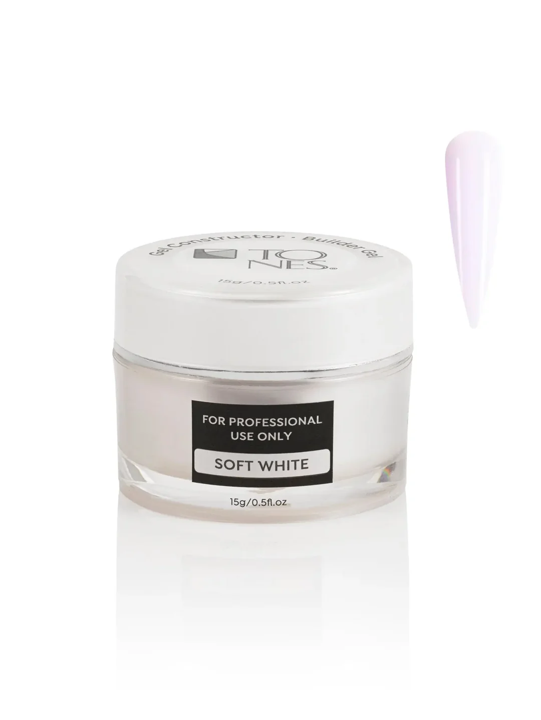 Builder Gel: Soft White – 0.5 fl oz / 15 mL