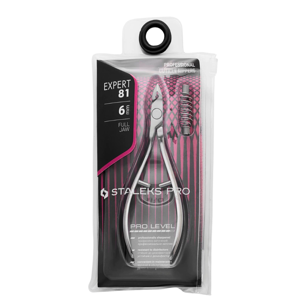 Alicate Staleks Expert 81 Cutícula Hoja 6mm