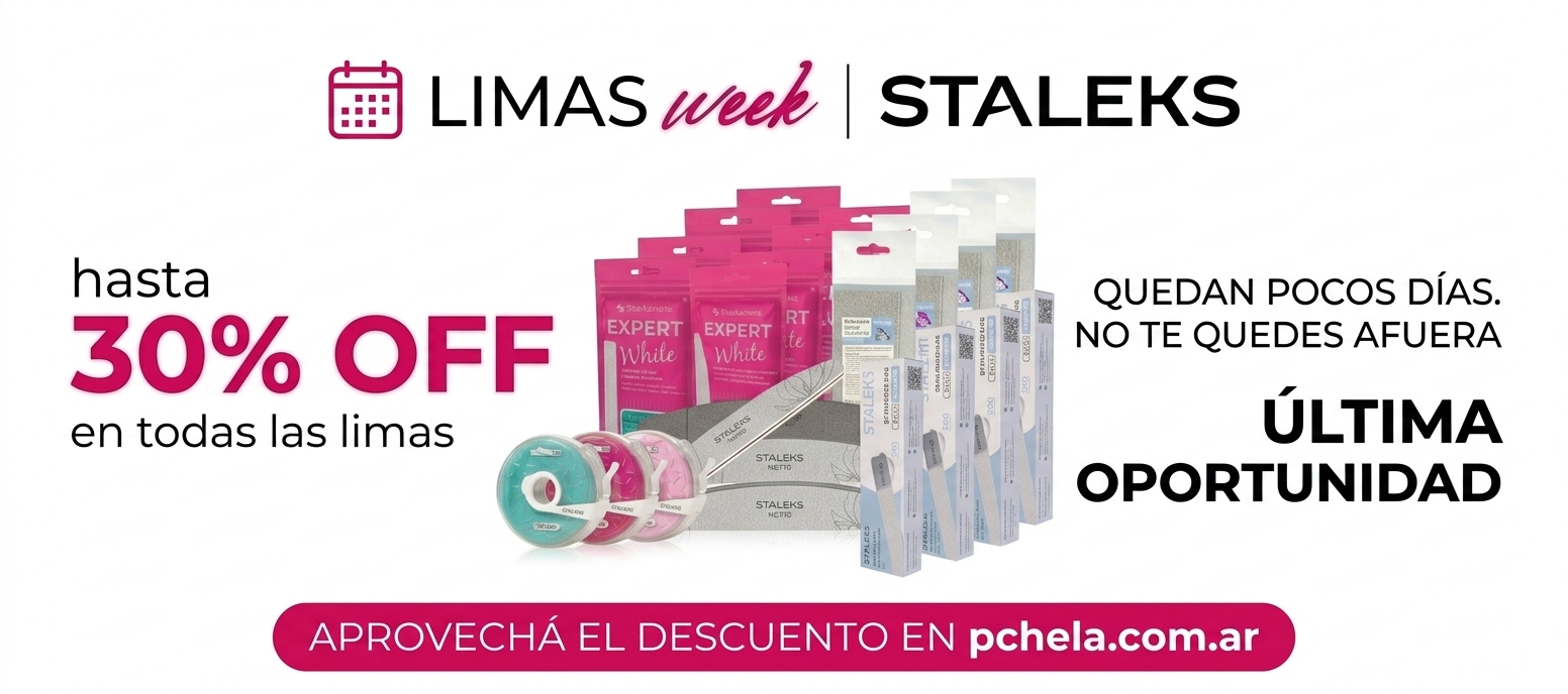 Limas Week Staleks: hasta 30% OFF en todas las limas. Última oportunidad, quedan pocos días.