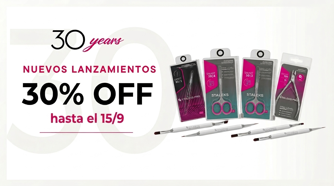 Staleks 30 años: nuevos lanzamientos 30% OFF hasta el 15/9