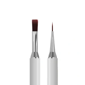 Pincel Doble para Gel y Liner Staleks Exclusive 08/03