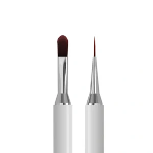Pincel Doble para Gel y Liner Staleks Exclusive 06/11
